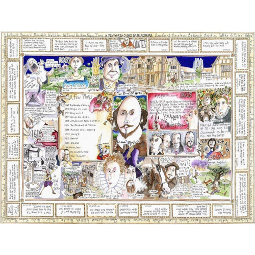 The Bard - Tim Bulmer 1000 Piece Jigsaw Puzzle