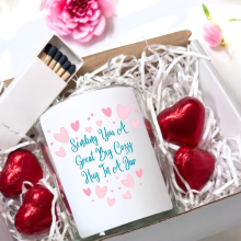 Sending You A Great Big Cozy Hug In A Jar Candle Gift Set | Best Friend Gift | Scented Candle Gift Box | Message Candle | Bereavment Gift