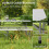 Outsunny Outsunny 3 Piece Folding Picnic Table and Bench Set with Handles, White 3