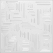 White 0: Decorative Ceiling & Wall Panels - 2m2 (21.52 sqft) - 8 Panels
