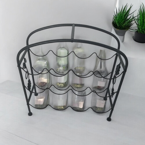 40CM 12 BOTTLE WINE HOLDER 1