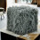38CM DARK GREY FLUFFY FOOTSTOOL 4