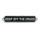 25CM ALUMINIUM KEEP OFF THE GRASS SIGN 1