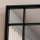 Aimi - Full Length Black Metal Rectangle Window Mirror - 200cm x 120cm 4
