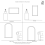 Aimi - Full Length Black Metal Rectangle Window Mirror - 200cm x 120cm 6