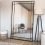 Aimi - Full Length Black Metal Rectangle Window Mirror - 200cm x 120cm 2