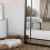 Aimi - Full Length Black Metal Rectangle Window Mirror - 200cm x 120cm 5