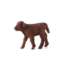 Highland Calf Toy  Realistic Farm Animal Figurine