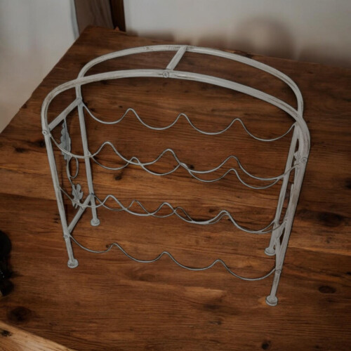 40CM 12 BOTTLE CREAM WINE HOLDER 1