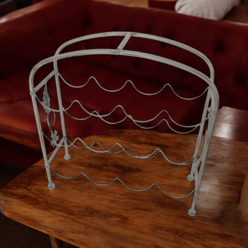 40CM 12 BOTTLE CREAM WINE HOLDER 2