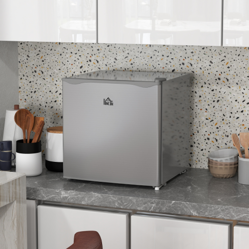 Homcom HOMCOM 35L Tabletop Freezer with Adjustable Temperature Wire Shelf Grey 1