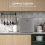Homcom HOMCOM 35L Tabletop Freezer with Adjustable Temperature Wire Shelf Grey 5
