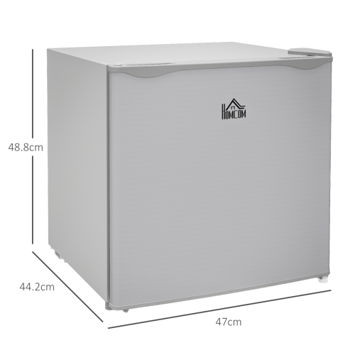 Homcom HOMCOM 35L Tabletop Freezer with Adjustable Temperature Wire Shelf Grey 2