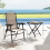 Outsunny Outdoor Three-Piece Folding Set - Portable Chairs & Table for Easy Storage 5