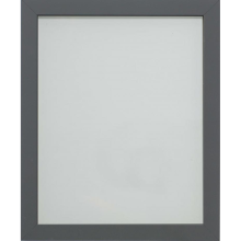 Foil Wrapped MDF Picture Photo Frame Fitted with Perspex Plexiglass, Grey Frame, Size 12x8 inch / 30.5x20.3cm