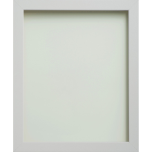 Foil Wrapped MDF Picture Photo Frame Fitted with Perspex Plexiglass, White Frame, Size A3 (16.5x11.75 inch) / 42x29.7cm