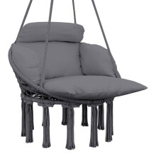 Stylish Hanging Chair with Cushion - Comfort for Indoor & Outdoor Relaxation