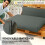 Outsunny Premium Black Cushion Set - Comfort & Durability for Relaxing Seating 6