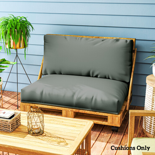 Outsunny Premium Black Cushion Set - Comfort & Durability for Relaxing Seating 1