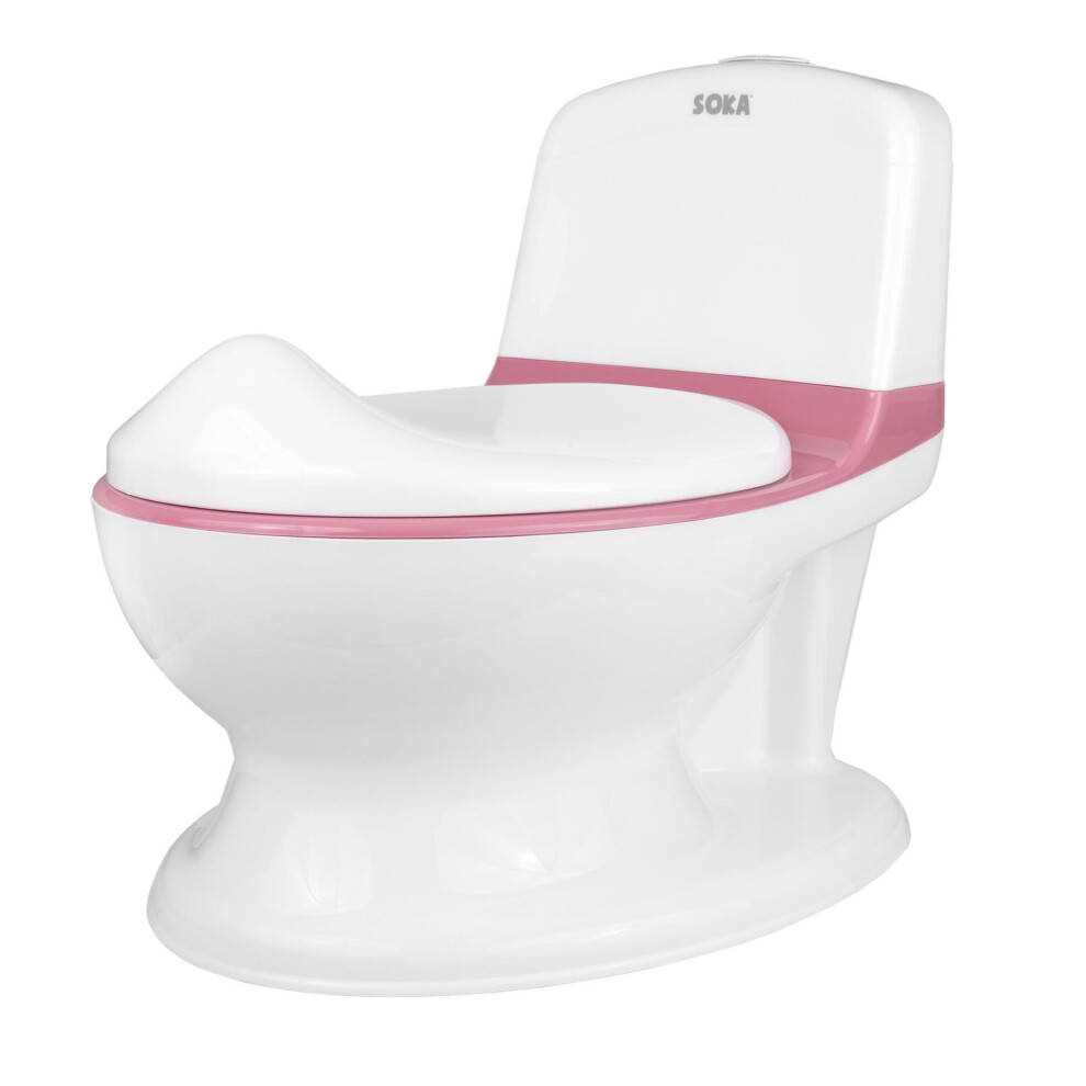 Soka Potty Training Toilet For Kids & Infants, Pink Soka Play Imagine Learn