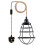Fabric Hemp Flex Cable kit Plug In Pendant Lamp Light E27 Fitting Vintage Lamp 9