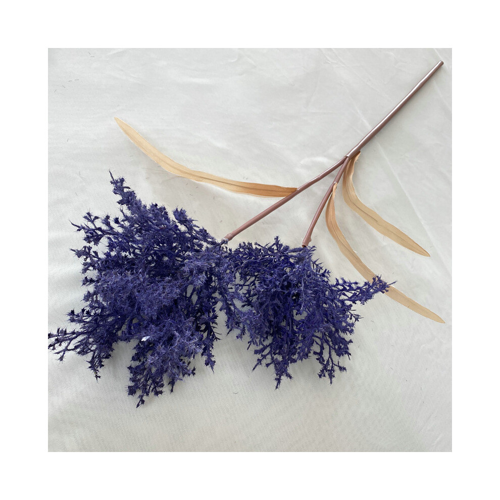 (Royal Blue)Phragmites Australis Plante Artificielle Plastique Fausse Fleur Décoration Salon