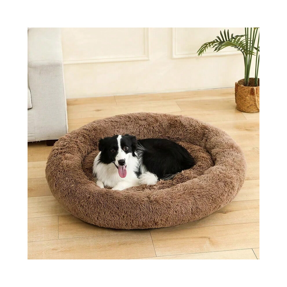 (Brown, XXL 80cm) Soft Dog Beds House Soft Long Plush Best Pet Dog Bed For Dogs Basket Pet Products Cushion Cat Bed Cat Mat Animals Sleeping Sofa-image-OPC-PHFYQ26-NEW