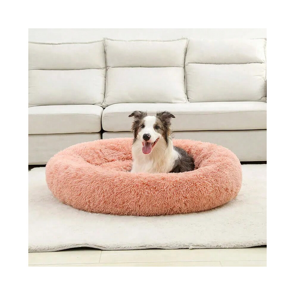 (Pink, XL 70cm) Soft Dog Beds House Soft Long Plush Best Pet Dog Bed For Dogs Basket Pet Products Cushion Cat Bed Cat Mat Animals Sleeping Sofa