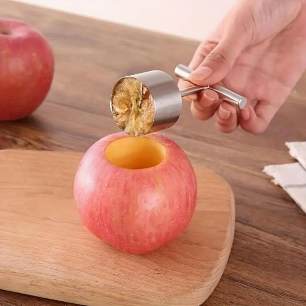 (S) 1pc/2pcs New 304 Stainless Steel Fruit Corer Fruit Corer Pear Fruit Punch Pear Hole Digging Equipment, Restaurant Supplies
