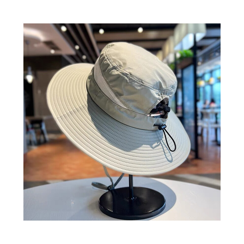 (Khaki) Hat Ultralight Fisheman Sun Cap With Mesh Ventilation For Hiking Beach Days And-image-OPC-PHG2SRB-NEW