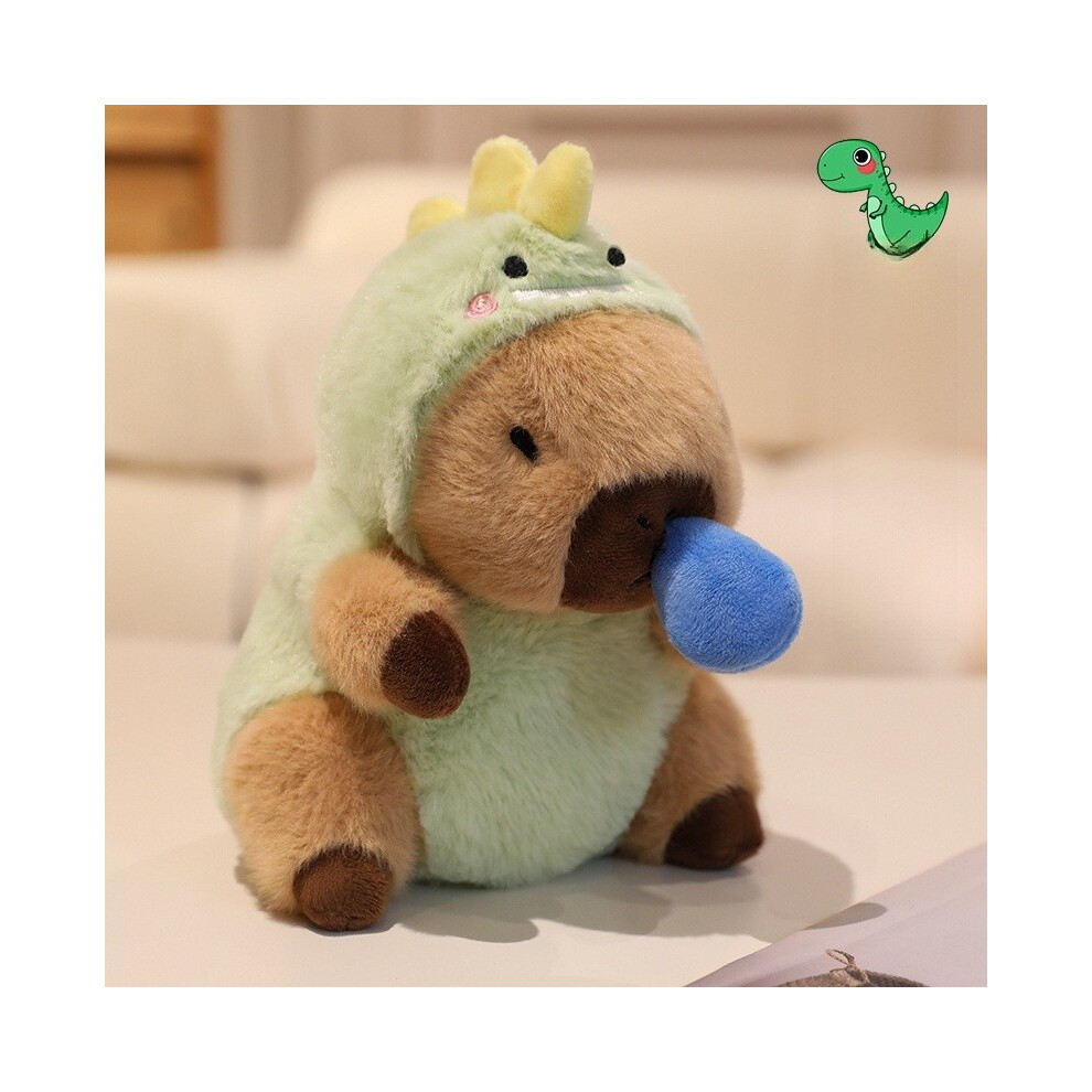 (Dinosaur) Capybara Cute Dressing Up Bees Dinosaurs Pigs Rabbits Doll Plush Sharks