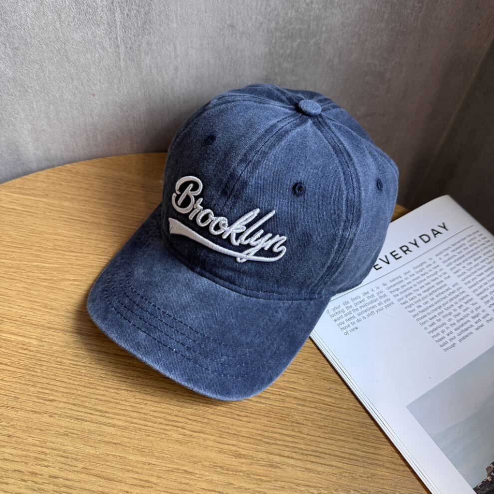(Navy) Cap Baseball Fashion With Embroidered Letters For Sunblock And Style Street-image-OPC-PHG2WBG-NEW