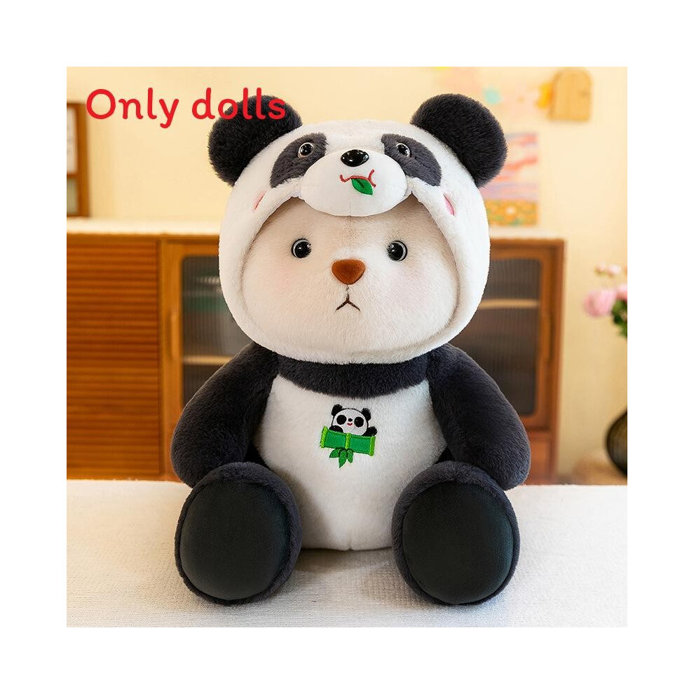 (Panda, 38cm) Bear Cartoon Plush Doll Unicorn Panda Dinosaur Appearance Gift For Design-image-OPC-PHG2WKG-NEW