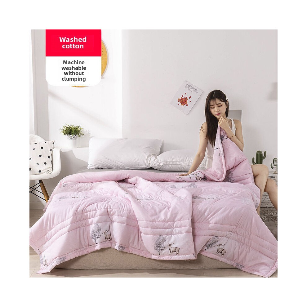 (Style I, 200*220cm ) Stylish Blanket Summer Polyester Fiber Fill Water Wash Cotton Use Indoor For-image-OPC-PHG5FGJ-NEW