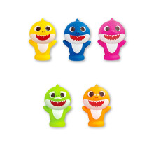 Cute Baby Shark Finger Puppet Safe Plastic Kids Toys Playtime Gift Educational