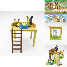 Lumoava Pikachu Forest Sports Playground Miniature Scene Blind Box Pvc-mallit