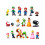 Super Mario Bros. 18 pezzi Action Figure Doll Playset 3