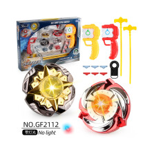(Lighted Alloy Top) Gf Unique Alloy Battle Gyroskooppisarja ilman valoja realistisiin pyörähdystaisteluihin