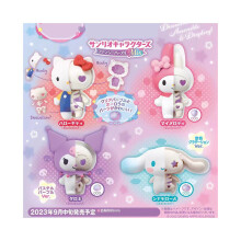 Puoliluuranko PVC Sanrio Kuromi Half Anatomy Melody Blind Box keräilyleluhahmo
