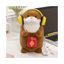 (Tyyli R, 27cm) Kastike Vesi Ussou Otter Pehmo Nukke Avaimenperä Reppu Tyyny Koriste Lahja