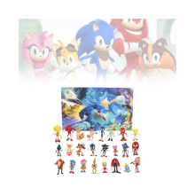Sonic Hedgehog - Figure da collezione in scatola cieca, 24 stili, modello giocattolo in PVC