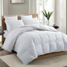 (Single , 10.5 Tog ) Goose Feather & Down Duvet, 10.5, 12, 13.5 & 15 Tog Luxury Quilt All Sizes Soft Breathable Skin Friendly Hotel Quality Duvet Quilt