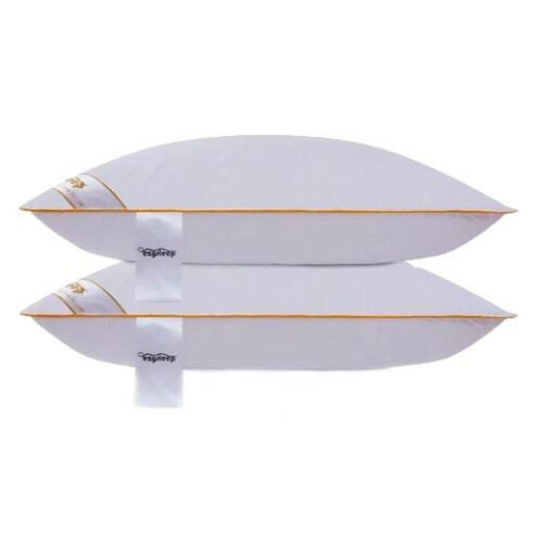 (Two Goose Feather Pillows) Hotel Quality Goose Feather and Down Pillows - 2 Or 4 Pack Options!