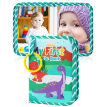Baby Photo Albums First Cartoon Memory Photo Book Hold 4x6inch Cute Picture Album With Safe Mirror Collectible Keepsake