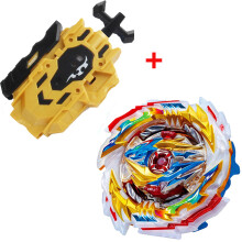 (B171)Byblade Launcher Burst Turbo Sparking with Launcher Metal Booster Bay Starter Gyro Blade Blade