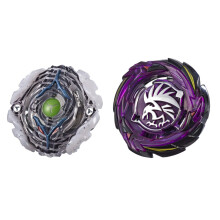 Burst Turbo Slingshock Dual Pack Morrigna M4 & Tornado-X Yegdrion Y4-2 Right-Spin Battling Tops Leeftijd 8+