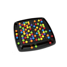 (120 cápsulas) Juego de cuentas de arcoíris, rompecabezas para niños, tablero de ajedrez, juego de pelota, juego