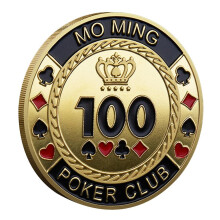(1) Pokerkarten-Schutzhüllen, Pokerchip-Münzen, Sammelgeschenk für Vater, Freund