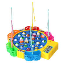 Juego de pesca giratorio eléctrico para niños (24 peces) - 15 peces | Requiere pilas AA