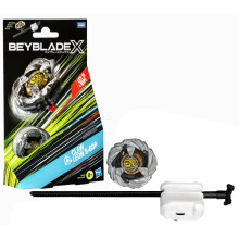 Conjunto de iniciação X Claw Leon 5-60P com pião giratório à direita e lançador de equilíbrio; brinquedos